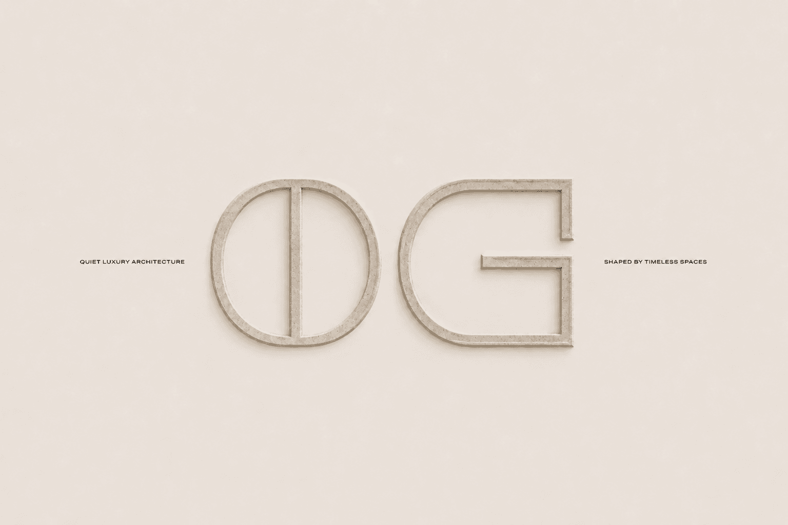 OG — Quiet luxury architecture, shaped by timeless spaces
